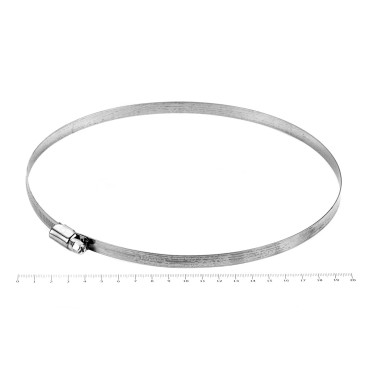 Хомут червячный 180-200/9 нерж. W2 (AISI 430) (шт)
