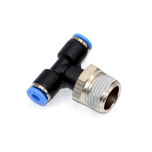 Пневмофитинг цанговый Т-образный с наружной резьбой PТ 4-03 (R3/8") (шт)